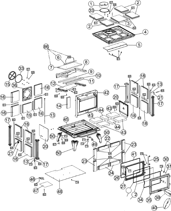 Hearthstone Castleton 8030 | Wood Stove | Available Parts