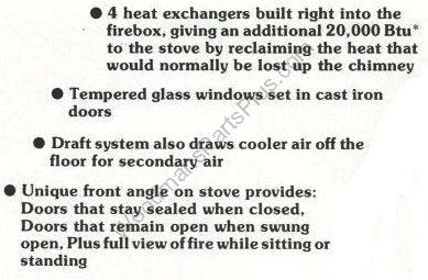 replacement wood stove parts