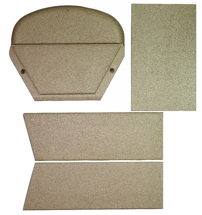 JOTUL セット Fibre Baffle Set | 4 Pieces | Jotul Stoves | Model F370