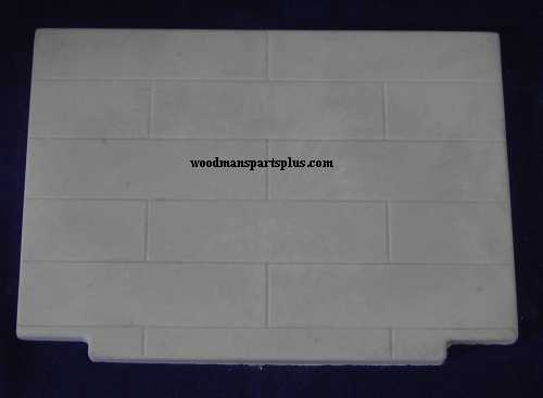 Back Brick | Firebrick | Vermont Castings | Wood Stove Parts