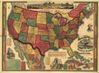 Antique Historic Wall Maps of the United States