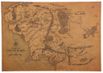 Tolkien Middle Earth Lord of the Rings Wall Map