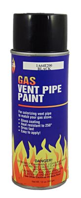 Gas Vent Black Pipe Paint