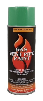 Gas Vent Pipe Paint, Verde Mist