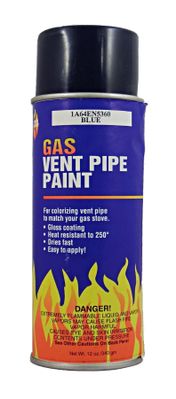Vermont Castings Gas Vent Pipe Paint, Blue