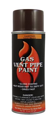 Gas Vent Pipe Paint, Hearthstone Brown