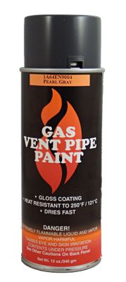 Gas Vent Pipe Paint, Pearl Gray
