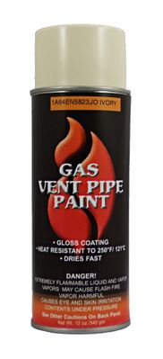 Gas Vent Pipe Paint, JO Ivory