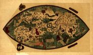 World 1457 Antique Map Replica