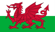Wales Country Flag Graphic