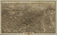 Los Angeles California 1909 Antique Map Replica
