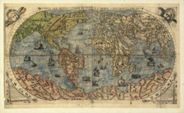 World 1565 Antique Map Replica