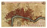 London 1709 Antique Map Replica