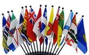 Canada Canadian Province Mini Flags For Sale