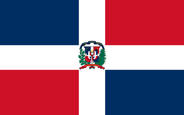 Dominican Republic Flag Stickers Patches