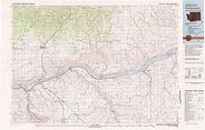 Goldendale, 1:100,000 USGS Map