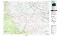 Toppenish Area 1:100K USGS Topographic Map