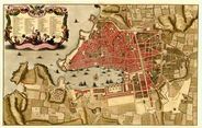 Marseilles 1709 Antique Map Replica