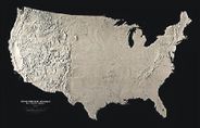 Landforms and Drainages of United States by Raven