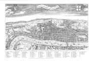 London 1560 Antique Map