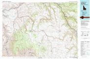 Orofino, 1:100,000 USGS Map