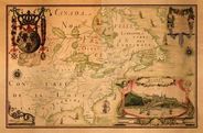 Quebec 1688 Antique Map Replica