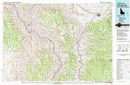 Grangeville, 1:100,000 USGS Map