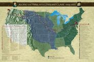 Lewis and Clark Trail Wall Map with Historic Sites and Expedition Events