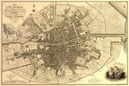 Dublin Ireland 1797 Antique Map Replica