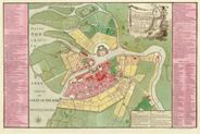 St Petersburg Russia 1798 Antique Map Replica