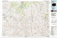 Rosalia, 1:100,000 USGS Map