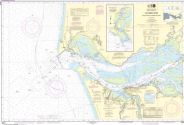 NOAA Nautical Chart 18521 WA Coast Columbia River to the Pacific Ocean to Harrington Pt