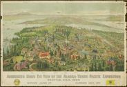 Antique Map of AK-Yukon Pacific Expo 1909