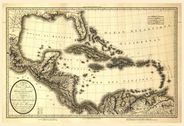 West Indies 1806 Antique Map Replica