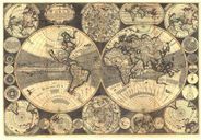 World 1702 Antique Map Replica