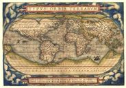 World 1570 Antique Map Replica