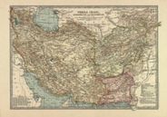 Antique Map of the Middle East 1902
