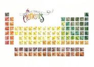 Periodic Tables of Elements (Watercolor) by Elizabeth Person