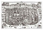 Antique Map of Jerusalem 1584