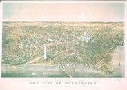 Antique Map of Washington DC 1892
