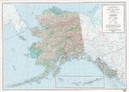Alaska Shaded Relief Map by USGS