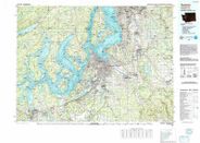 Tacoma Area Topographic Map USGS 1 to 100k scale