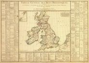 Western Europe British Isles 1783 Antique Map Replica
