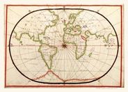 World 1690 Antique Map Replica