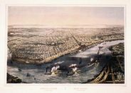 New Orleans 1851 Antique Map