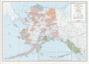 Alaska Large State Wall Map by USGS paper or laminated