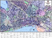 Seattle Downtown Business District Map - Neighborhood Shading