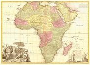 Africa 1725 Antique Map