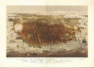 San Francisco 1878 Antique Map Replica