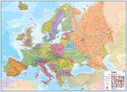 Europe Wall Map Large Poster Maps International Classroom Style